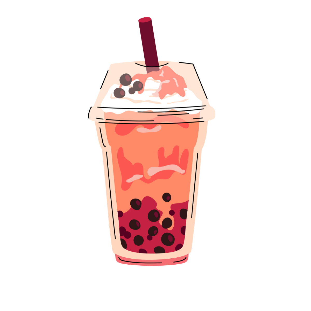 Peach Milk Tea